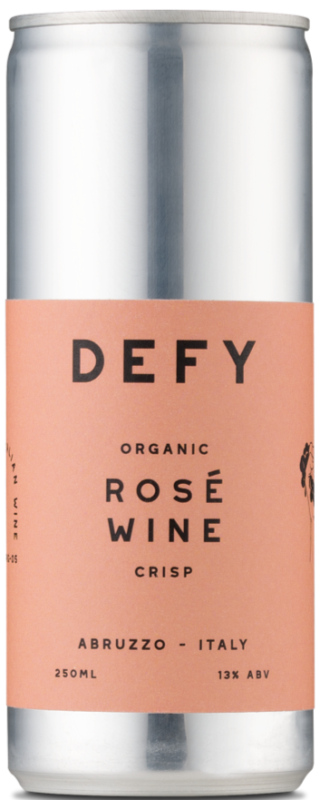 Defy Rose Canned Wines | Organic Rose Wine | VIN CAN CAN
